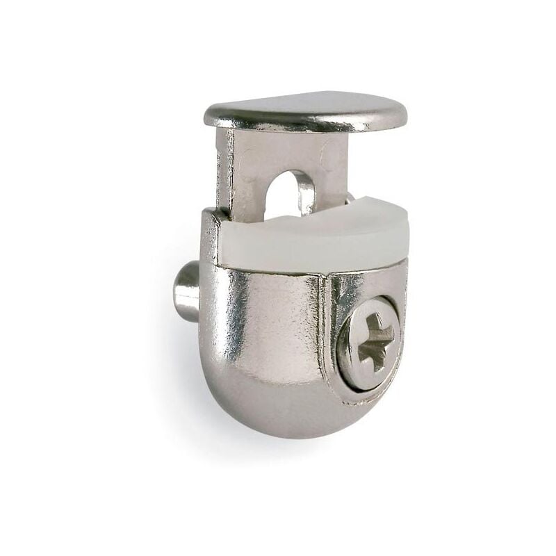 

Portaestante 3 Mm Cristal Con Fijacion-Angelo - Niquelado