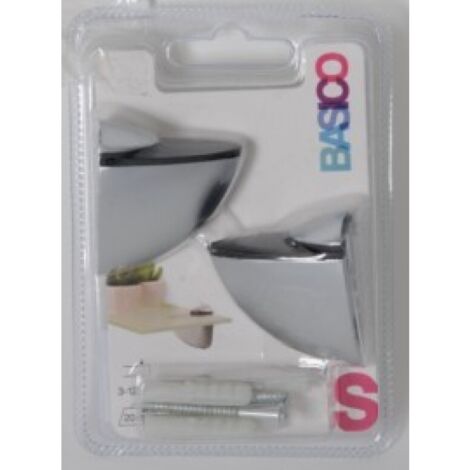 Portaestante sop 3-12mm balda rei cr/mt basico 2-bs.s.33 2 p