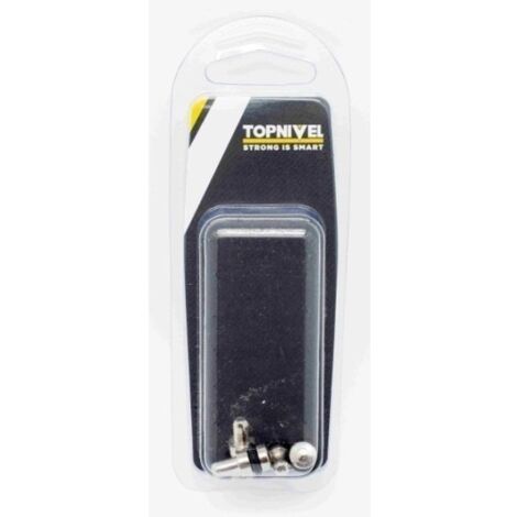 Portaestante Soporte 5Mm Balda Nivel Niquel Vitrina Goma  4 P