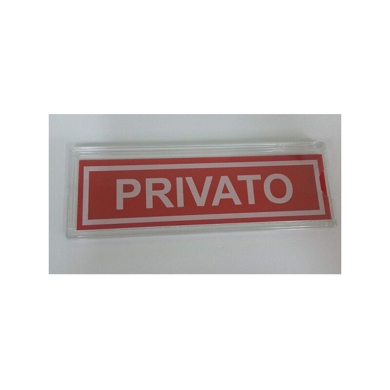 Image of Trade Shop Traesio - Trade Shop - Portaetichette Privato Adesive In Pvc Etichetta Interna Intercambiabile