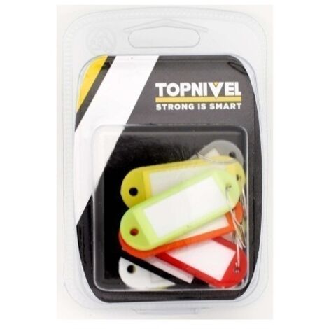 Portaetiqueta Llaves 58X22Mm Plastico Surtido Nivel 8 Pz