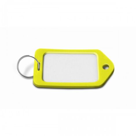 PORTAETIQUETAS PLASTICO GRANDE AMARILLO - BRINOX