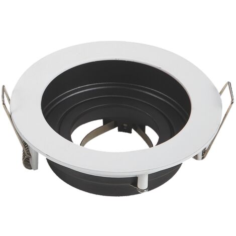 Portafaretto orientabile GU10 / MR16 da incasso 100mm Bianco Rotondo Aigostar