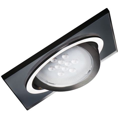 Faretto Da Incasso Quadrato Led 45w 18.8x18.8 cm Orientabile