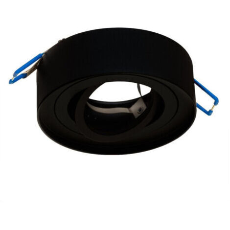 Portafaretto Orientabile Tondo Incasso Esterno 85mm Luce Lampade Led Gu10 Gu5.3 Noir