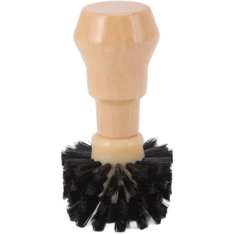 Portafilter Cleaning Brush Professional Portable Coffee Tamper Cleaning Brush with Wooden Handle for Kitchen Tool 51mm/2.01in, 54mm/2.13in