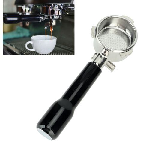 Portafiltro para cafeteras de 54 mm – Doble Flujo, compatible con Breville 870/880, soporte para portafiltro de doble flujo, incluye filtro metálico, fácil de limpiar, sin junta.
