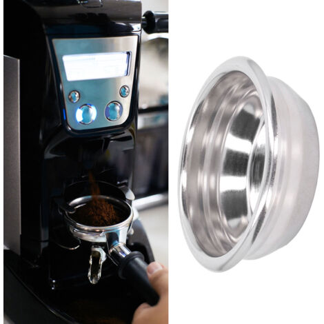 Portafiltro – Portafiltro de acero inoxidable 304 para mango de 58 mm – Para máquinas de café, 2 tazas