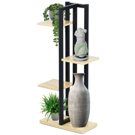 Portafiori in metallo a 4 ripiani 93 cm