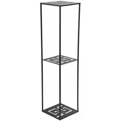 Portafiori moderno da 100 cm nero