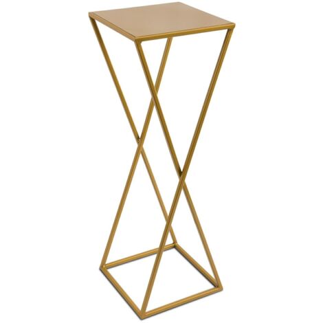Portafiori moderno da 70 cm color oro