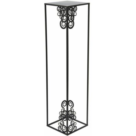 Portafiori moderno da 80 cm nero
