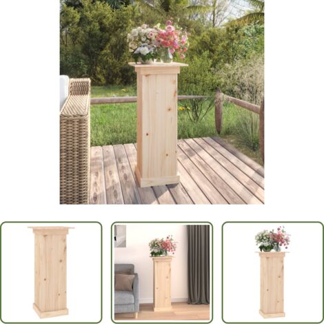 Portafiori per esterni -  Portafiori 40x40x90 cm in Legno Massello di Pino