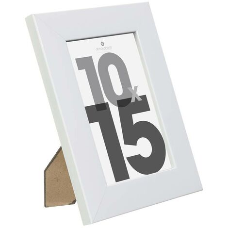 Portafoto bianco Lise 10x15cm - Atmosphera créateur d'intérieur
