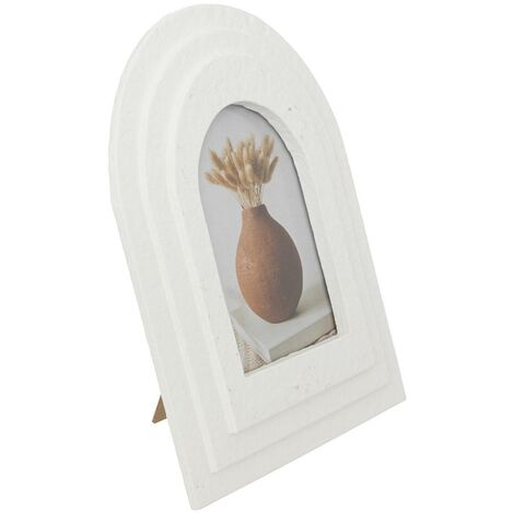 Portafoto in legno emily 10x15cm bianco - Atmosphera créateur d'intérieur