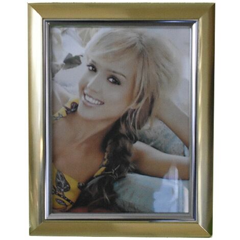Portafoto in legno oro cornice ritratto fotografie da tavolo per arredo casa por - MISURA: Porta foto 13x18 cm