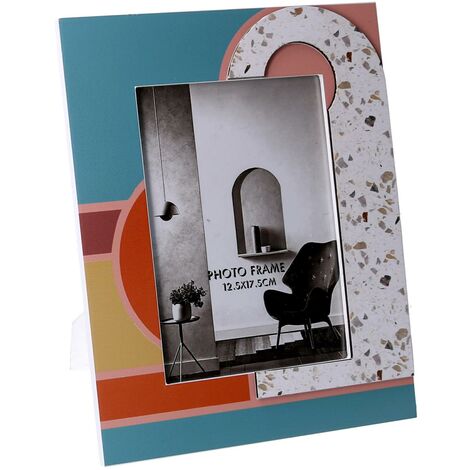 Portafoto legno multicolor cm19,5x1,8h24,5