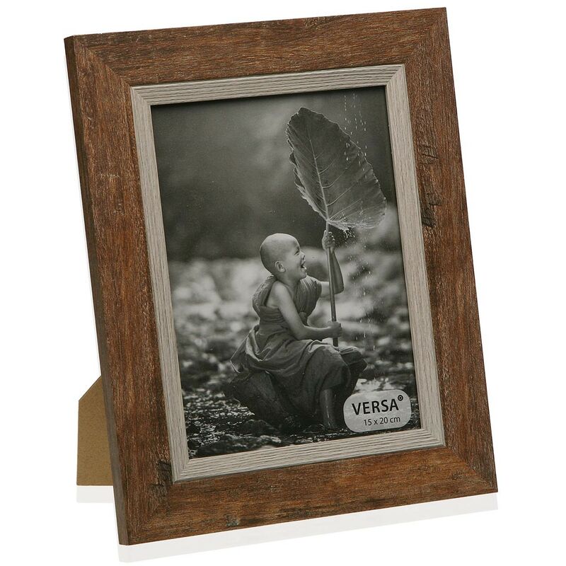 

Portafoto madera marron 15x20 - Rogal