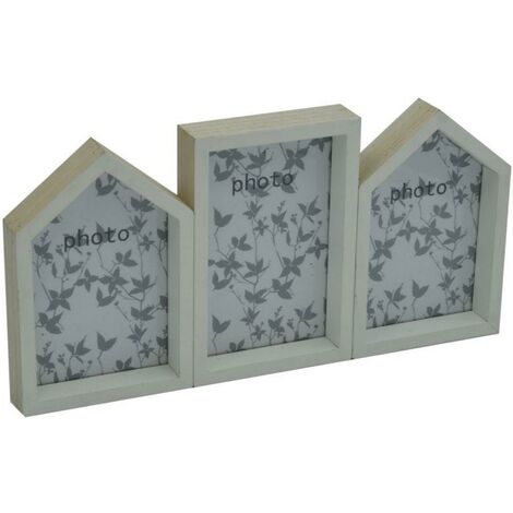Portafoto muro lucia casette multiplo 3p cm32x16,5x3