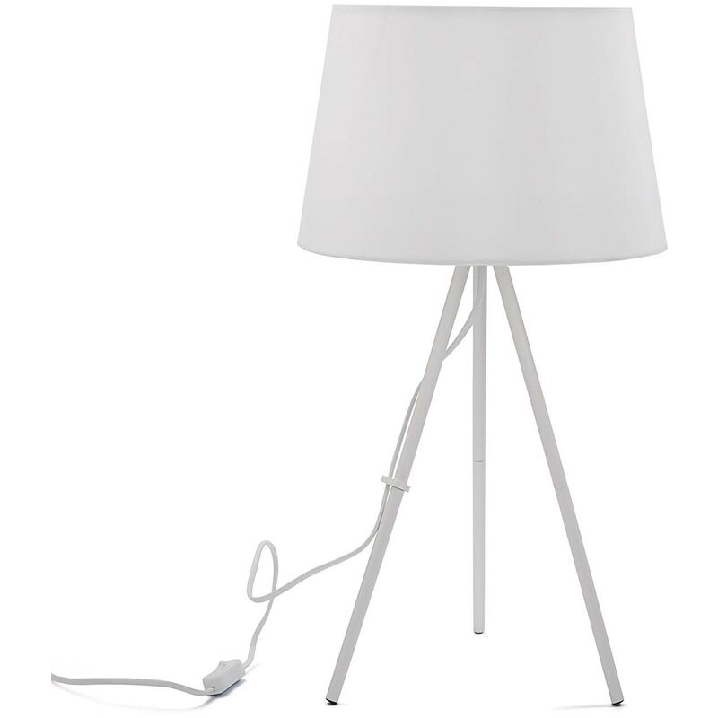 

Lampara De Mesa Blanca