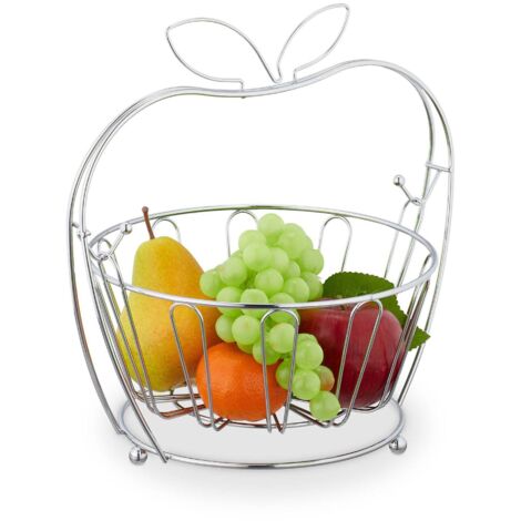 Portafrutta "Apple" in metallo