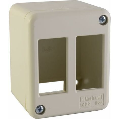 PORTAFRUTTO 2T. DA PARETE MINICANALINA IP30 MAURER