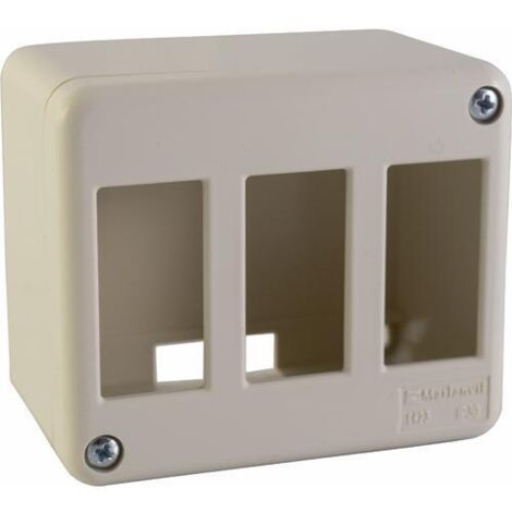 PORTAFRUTTO 3T. DA PARETE MINICANALINA IP30 MAURER