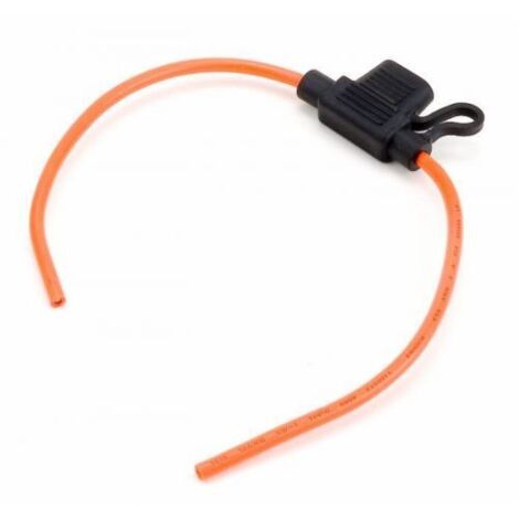 Portafusibile a tenuta stagna per fusibile bilama con cavo 4 mm² lunghezza 120 mm