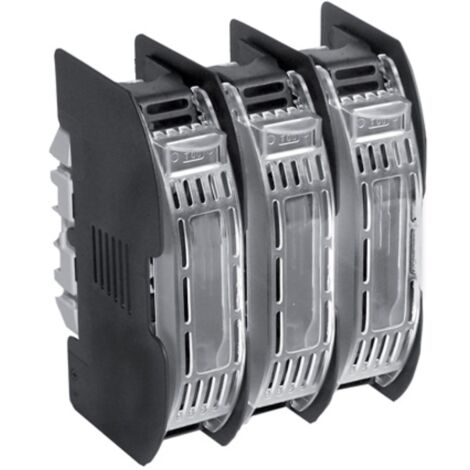 Portafusibile con protezione per fusibili NH 00, tripolare, 690V 160A, fissaggio su guida DIN, tipo PNH00x3-DIN IP20 - Wimex 5553177D