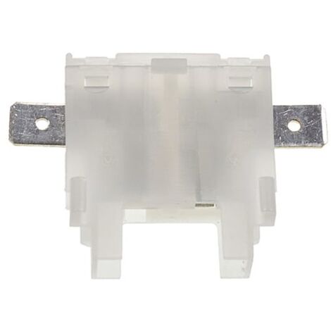 Portafusibile UNIVAL con Contatti Maschio 6,3x0,8 Laterali Trasparente