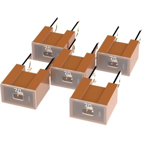 Portafusibili maschio tipo B/BT 70A marrone - 5 pezzi