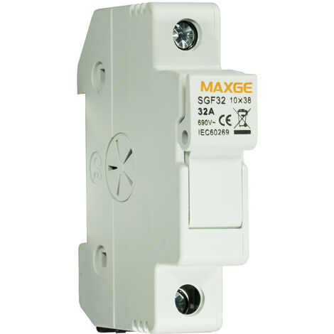 Portafusible seccionable hasta 32A 1 Polo