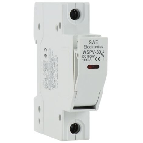 Portafusibles 10X38Mm 1000V 32A     IluminaShop