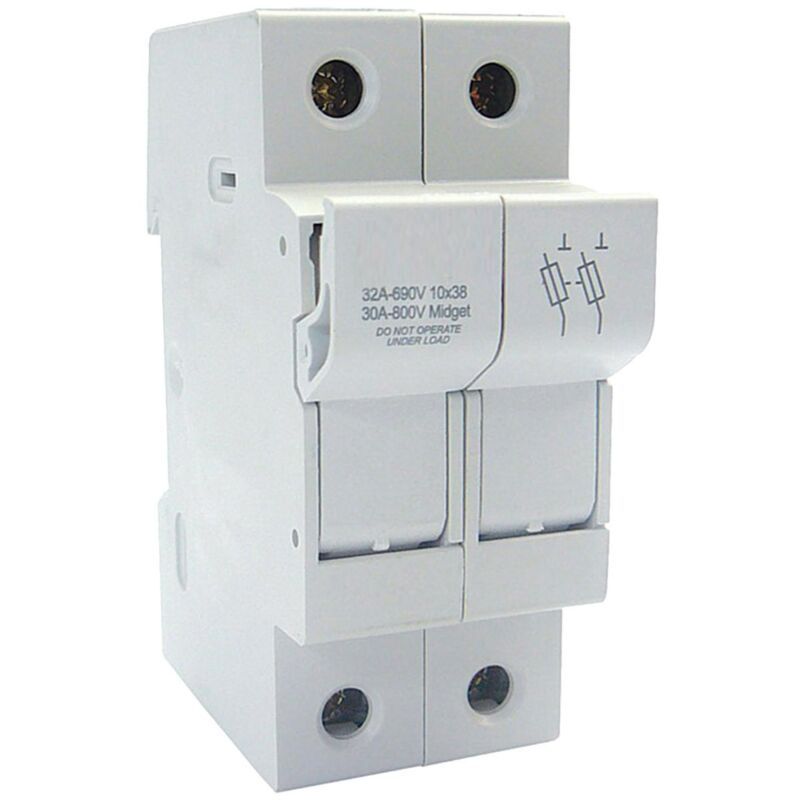 

Portafusibles Seccionable MAXGE 10x38mm 500V Máx 32A 1P+1N - 1P+1N