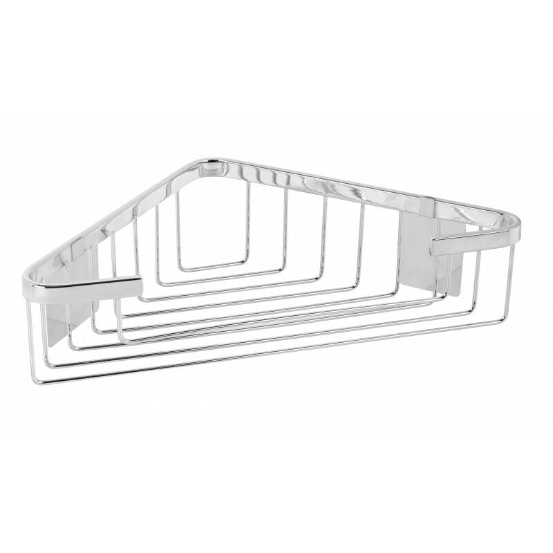 

Portagel de rincón adhesivo acero inox cromado alto brillo - Cm Baños