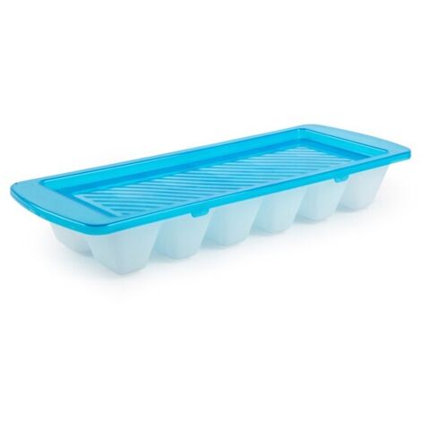 PORTAGHIACCIO CON COPERCHIO BLU TRASPARENTE