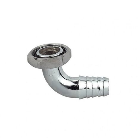 Portagomma con dado in ottone cromato idrobric, pipa in abs, diametro 22 mm, idb carrpg000522