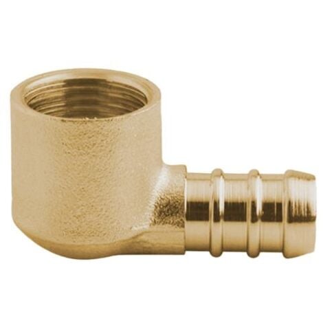 Portagomma curvo femmina per gas metano e gpl 1/2" RINALDI E PETTINAROLI