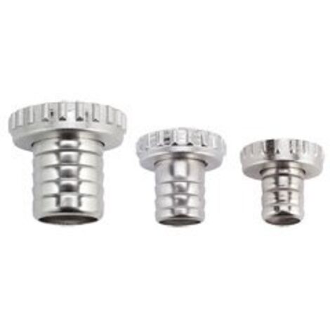 PORTAGOMMA + GHIERA X RUBINETTO STARS - OTTONE CROMATO 3/4" - 20 pezzi
