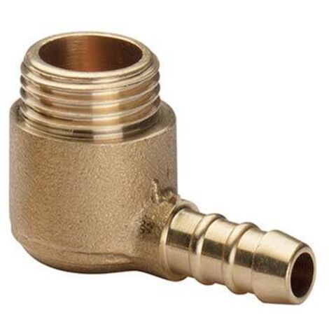 PORTAGOMMA GPL 90  ° FILETTO MASCHIO - OTTONE MM 10 1/2M- 5 pezzi