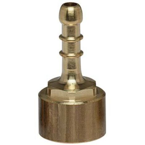 PORTAGOMMA GPL DRITTO FILETTO FEMMINA - OTTONE MM 10 1/2F- 10 pezzi