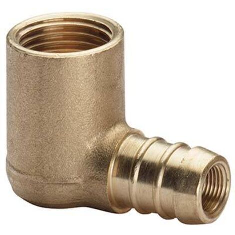 PORTAGOMMA METANO 90  ° FILETTO FEMMINA - OTTONE MM 14 1/2F- 5 pezzi