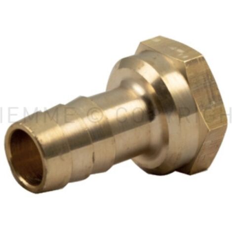 Portagomma tipo roma con filettatura femmina 20x3/4 tiemme 1500263