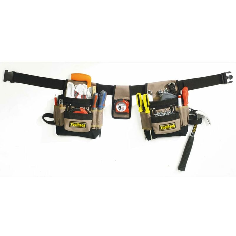 

Portaherramientas doble con cinturón Toolpack Classic 360.056 - Multicolor