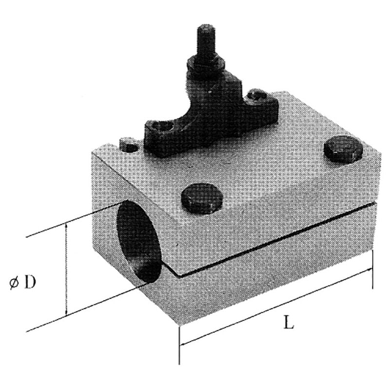 Portaherramientas para compas 30 x 80 mm Fervi T00A/S
