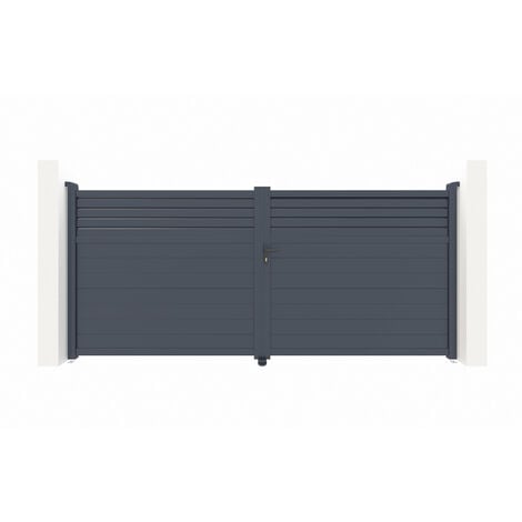 CASANOOV Portail aluminium battant CARPATIA 300x180cm