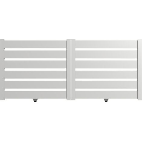 PACKIT L.4000 (entre piliers) X H.1500 mm Couleurs Blanc (RAL 9010)