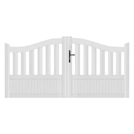 Portail battant PVC standard BREST blanc GALBÉ