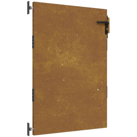 Portail de jardin 85x125 acier corten
