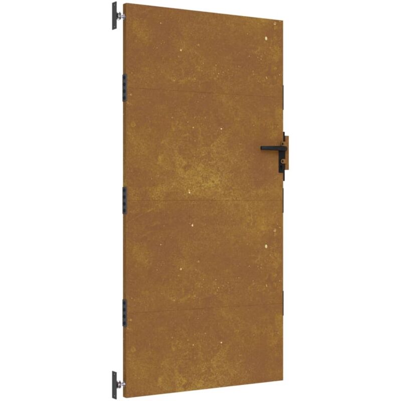 Portail de jardin 85x200 cm acier corten Vidaxl